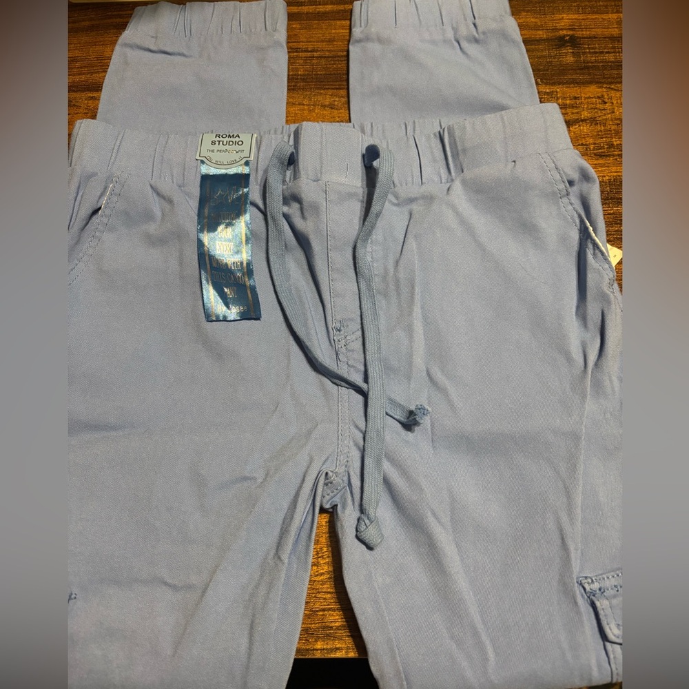 Roma Studio Blue Cargo Pants